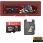 HORI - AD19-001 Tarjeta microSD Monster Hunter Rise de 64 GB y funda para Nintendo Switch