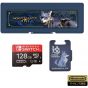 HORI - AD20-001 Tarjeta microSD Monster Hunter Rise de 128 GB y funda para Nintendo Switch