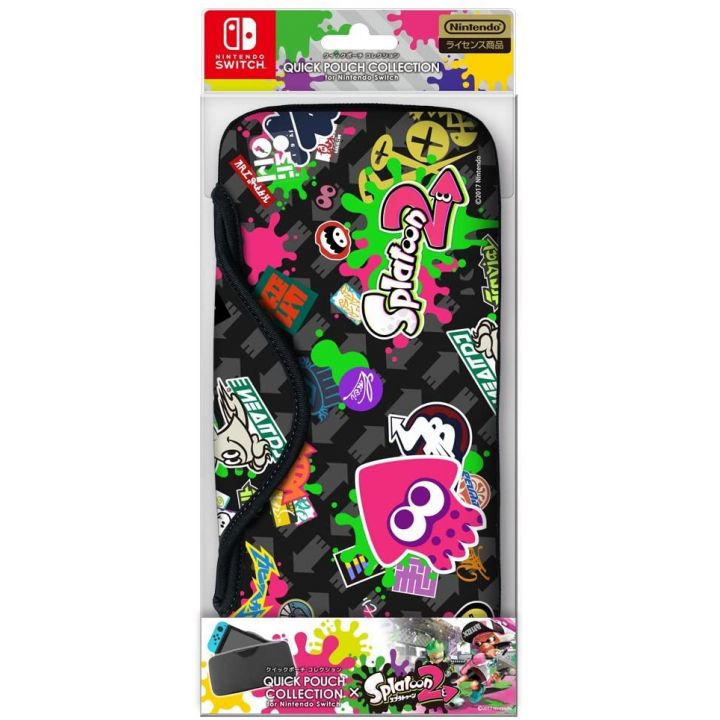 Colección de fundas rápidas Keys Factory CQP-001-2 para Nintendo Switch Splatoon 2 Tipo-B