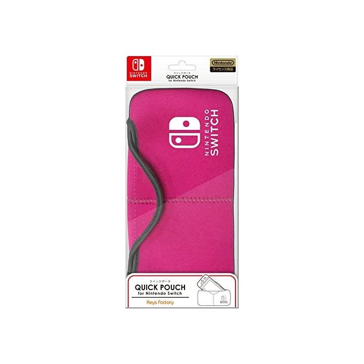 Keys Factory NQP-001-2 Custodia rapida per Nintendo Switch rosa