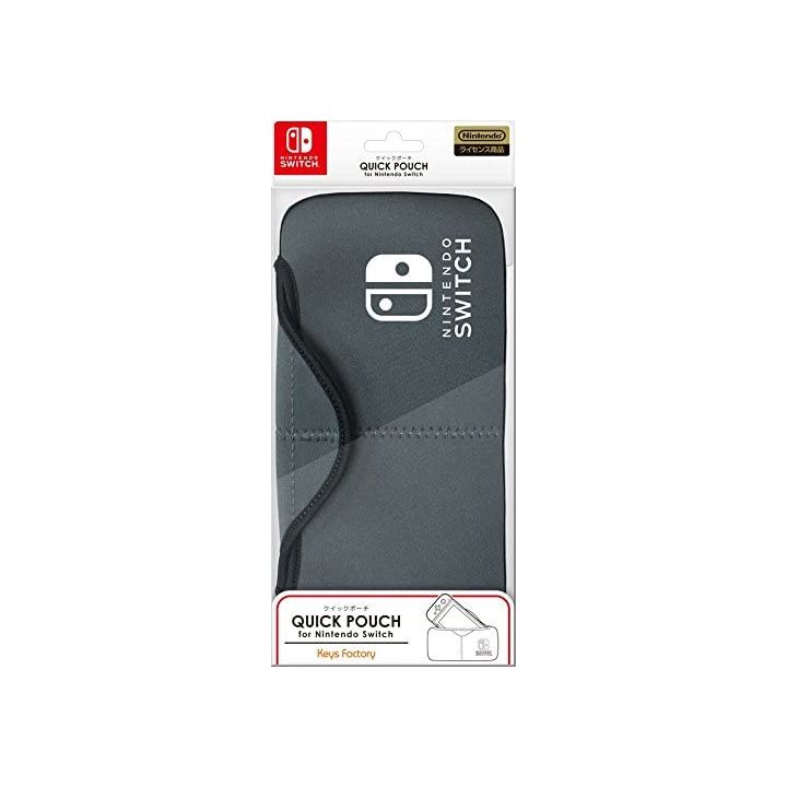 Keys Factory NQP-001-3 Custodia rapida per Nintendo Switch Grigio