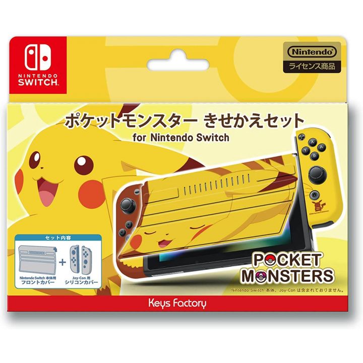 Keys Factory CKS-005-1 Kisekae Set - Funda para Nintendo Switch - Pikachu Pokemon Series