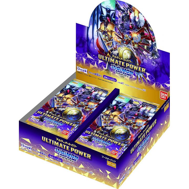 Bandai - Juego de cartas Digimon Booster ULTIMATE POWER【BT-02】(BOX)