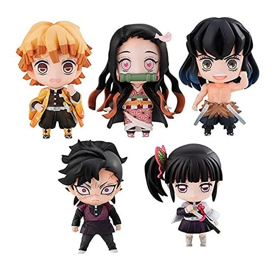 MEGAHOUSE Kimetsu no Yaiba (Demon Slayer) Tanjiro's Friends Mascot Set Figures