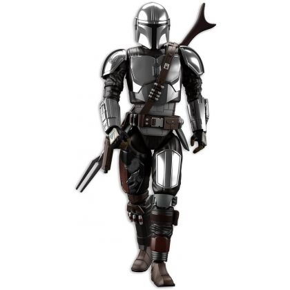 BANDAI - Star Wars: The Mandalorian - The Mandalorian (Beskar Armor) Silver Coating Ver. Model Kit Figura