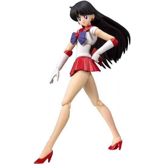 Bandai Tamashii Nations S.H. Figuarts Sailor Mars - Figura d'azione di Sailor Moon - Edizione a colori dell'animazione