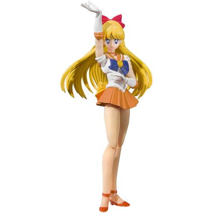 Bandai Tamashii Nations S.H. Figuarts Sailor Venus - Figura d'azione di Sailor Moon - Edizione a colori dell'animazione -.