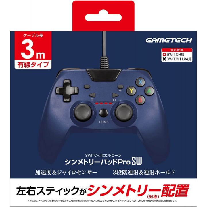 GAMETECH - Symetry Pad Pro SW für Nintendo Switch - Navy