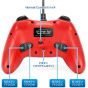 GAMETECH - HG Battle Pad Turbo Pro SW para Nintendo Switch - Rojo