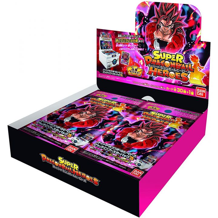 BANDAI - Super Dragon Ball Heroes Card - Big Bang Booster Pack 3 CAJA