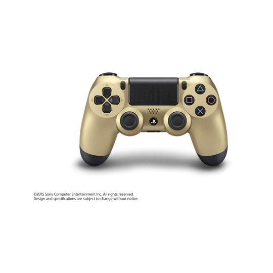 SCE Sony Computer Entertainment Inc. Controller wireless DUALSHOCK ( Dual Shock ) 4 CUH-ZCT1J [ Oro per PS4