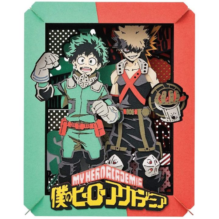 ENSKY Paper Theater PT-123 My Hero Academia: Izuku Midoriya e Katsuki Bakugo