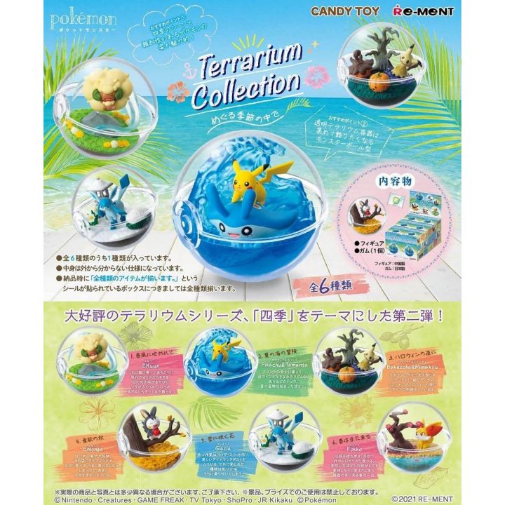 RE-MENT POKEMON - Terrarium Collection -Meguru Kisetsu no Naka de- Collection Box