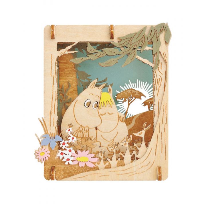 ENSKY - MOOMIN Papiertheater Holzstil PT-W07