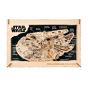 ENSKY - STAR WARS Teatro de Papel Estilo Madera PT-WL05 Halcón Milenario