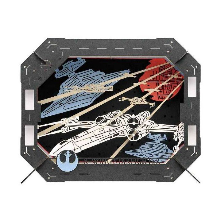 ENSKY - STAR WARS Papiertheater SZENE TYP X-Wing Starfighter