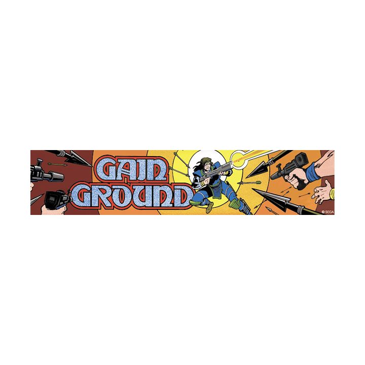 MCUxSEGA Collabo Goods - Gain Ground Arcade MARK'E Sticker