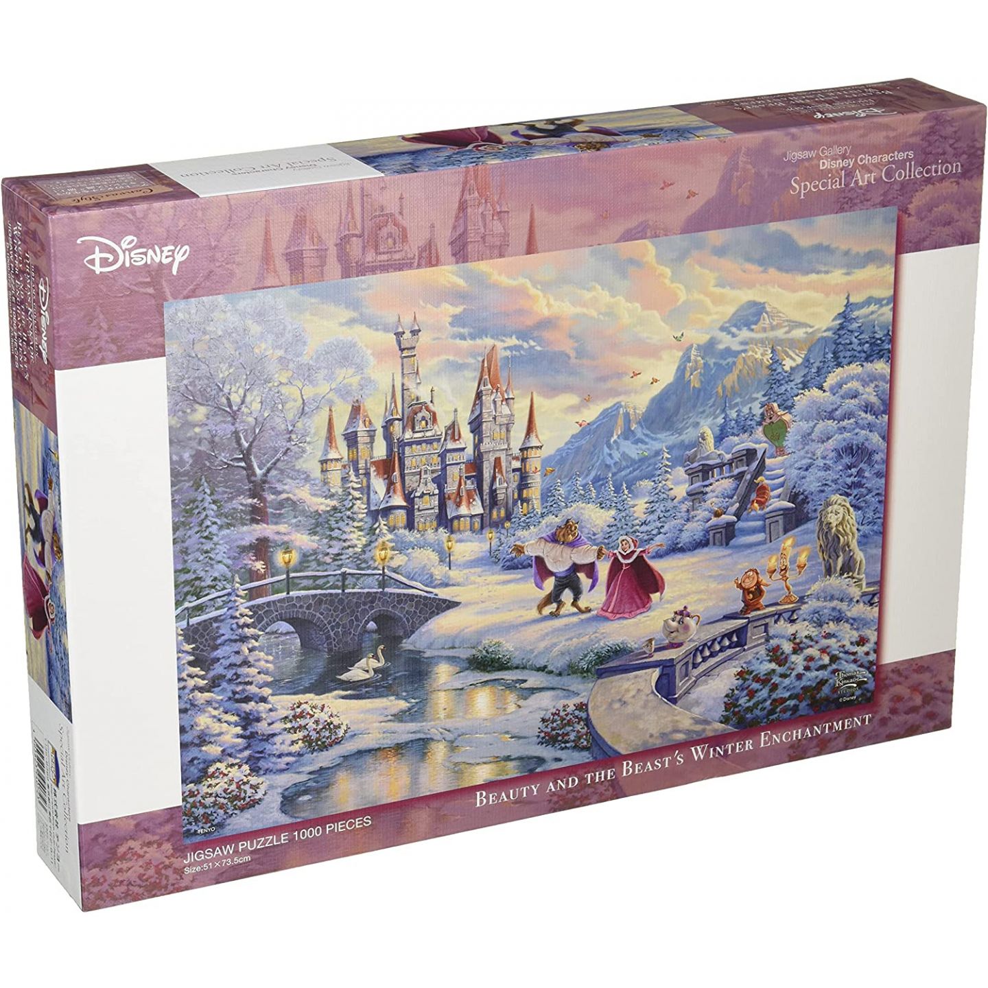Jigsaw Puzzle 1000-068 Disney Thomas Kinkade Cinderella Dancing in the  Starlight 1000 Pieces
