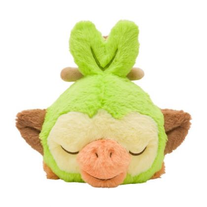 Pokémon Center Original Plush Minna Otsukaresama Lying Down Sarunori (Grookey)