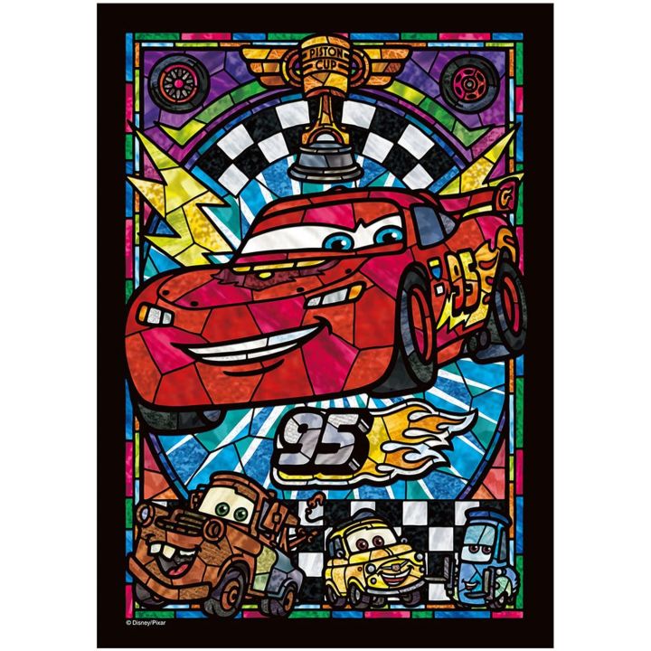 TENYO - DISNEY Cars - 266 Piece Stained Glass Jigsaw Puzzle DSG-266-956