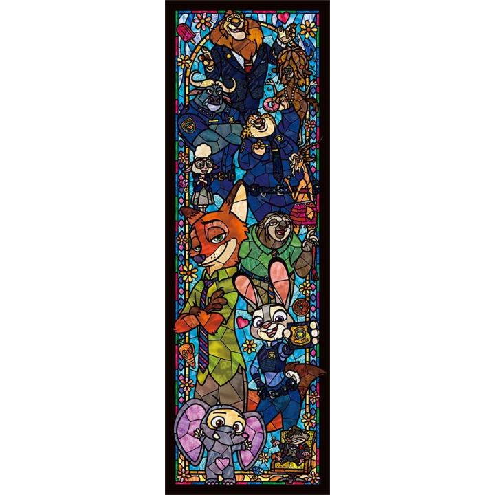 TENYO - DISNEY Zootopie - Jigsaw Puzzle Vitrail 456 pièces DSG-456-733