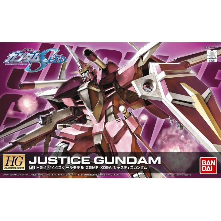 BANDAI Mobile Suit Gundam SEED - Alta qualità HGCE ZGMF-X09A Justice Gundam Model Kit Figura