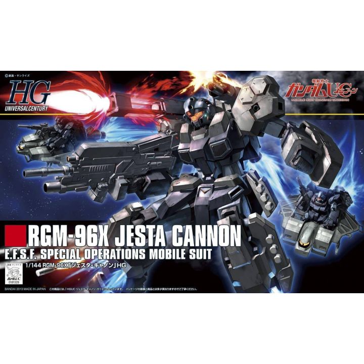 BANDAI Mobile Suit Gundam UC - High Grade RGM-96X Jeste Cannon Model Kit Figure