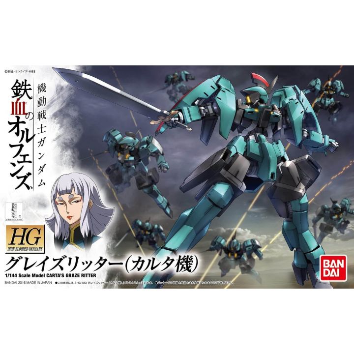 BANDAI Mobile Suit Gundam Iron-Blooded Orphans - High Grade Graze Ritter (Karuta) Model Kit Figure