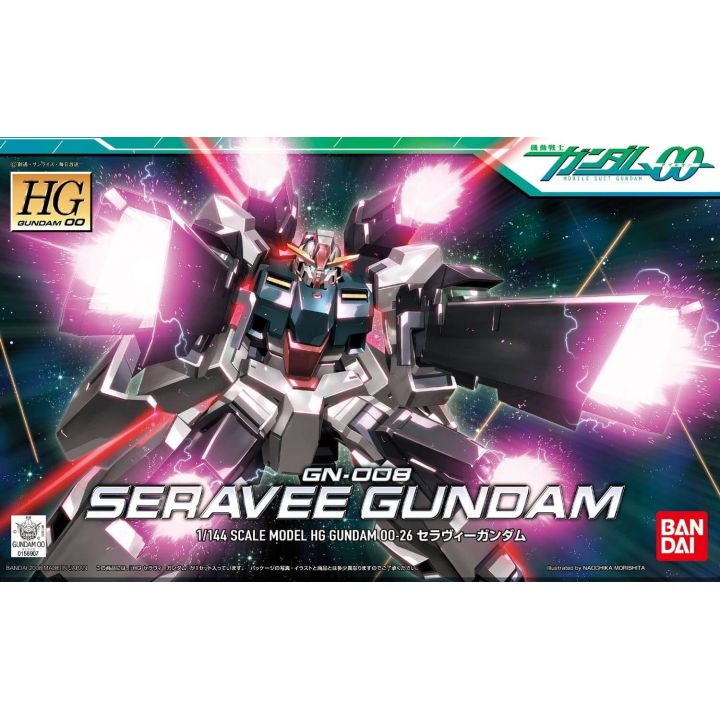 BANDAI Mobile Suit Gundam 00 - High Grade Seravee Gundam Model Kit Figure