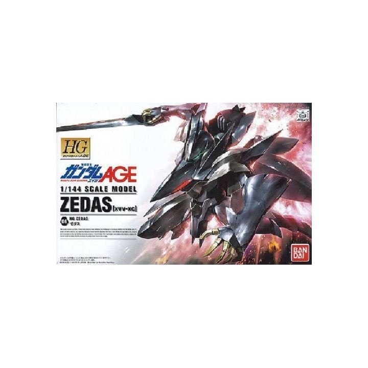 BANDAI Mobile Suit Gundam AGE - High Grade Zedas Model Kit Figur