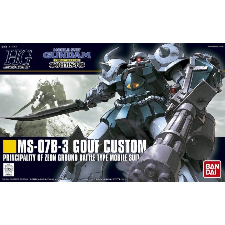 BANDAI MOBILE SUIT GUNDAM The 08th MS Team - High Grade Gouf Custom Model Kit Figur