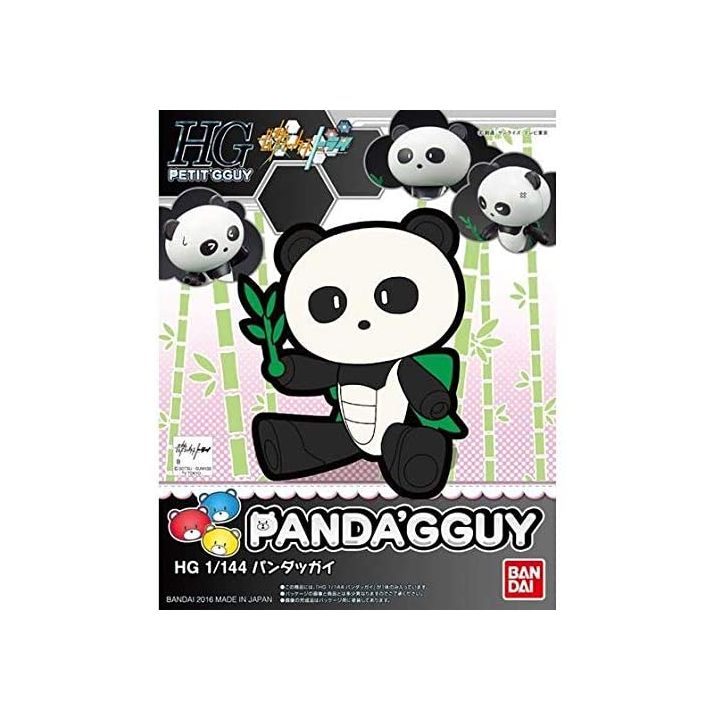 BANDAI Gundam Build Fighters Try - High Grade Panda Gguy Model Kit Figure