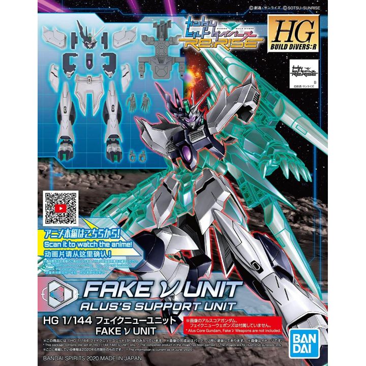 BANDAI HGBD:R Gundam Build Divers Re: RISE - High Grade Fake ν unit Model Kit Figure