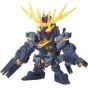 BANDAI SD Gundam BB Warrior Gundam UC - Super deformed Unicorn Gundam Unit 2 Banshee Model Kit Figur