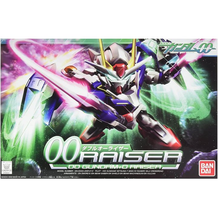 BANDAI SD Gundam BB Warrior Gundam 00 - Super deformed 00 Raiser Model Kit Figur (Gunpla)