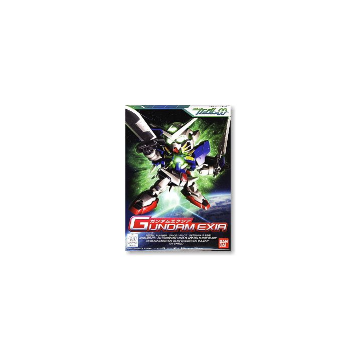 BANDAI SD Gundam BB Warrior Gundam 00 - Super deformed Gundam Exia Model Kit Figur (Gunpla)