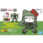 BANDAI SD GUNDAM CROSS SILHOUETTE MOBILE SUIT GUNDAM - Super deformed Hello Kitty / ZAKU II Model Kit Figure (Gunpla)