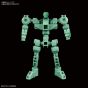 BANDAI SD GUNDAM CROSS SILHOUETTE - Super deformed Cross silhouette frame (verde) Model Kit Figure (Gunpla)