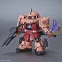 BANDAI SD GUNDAM CROSS SILHOUETTE - Super deformed CHAR's ZAKU II Model Kit Figure (Gunpla)