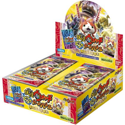 BANDAI - Yokai Watch - Toritsuki Batalla de Cartas - Aratanaru Dai Booster Pack CAJA