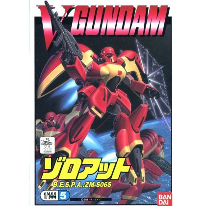 BANDAI 1/144 MOBILE SUIT V GUNDAM - ZOLOAT Model Kit Figure(Gunpla)