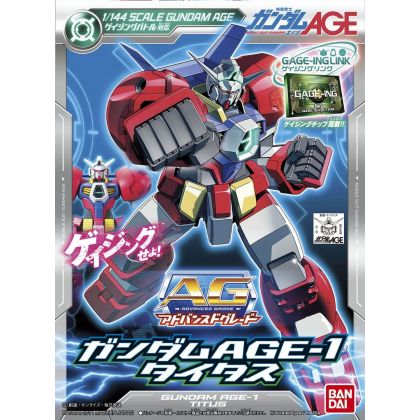 BANDAI AG 1/144 MOBILE SUIT GUNDAM AGE - GUNDAM AGE-1 TITUS Model Kit Figure(Gunpla)