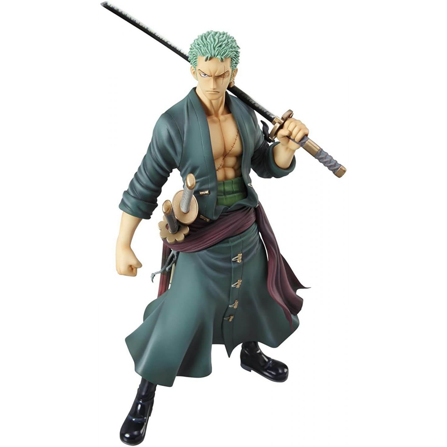 Megahouse P O P Portrait Of Pirates One Piece Sailing Again Roronoa Zoro Figure