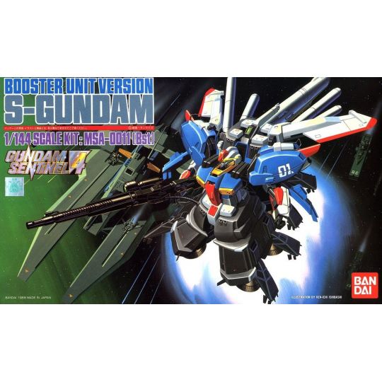 BANDAI 1/144 GUNDAM SENTINEL - S GUNDAM più BOOSTERUNIT Modello Kit Figura (Gunpla)