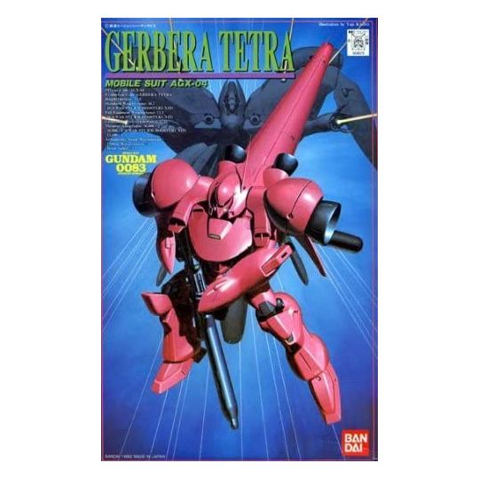 BANDAI 1/144 MOBILE SUIT GUNDAM0083 STARDUST MEMORY - GERBERA-TETRA Modello Kit Figura (Gunpla)