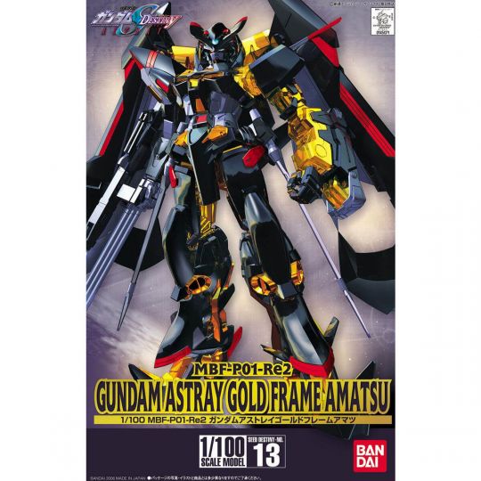 BANDAI 1/100 MOBILE SUIT GUNDAM SEED ASTRAY - GUNDAM ASTRAY GOLD FRAME AMATSU Model Kit Figure(Gunpla)