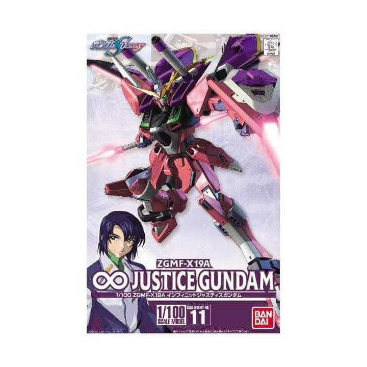 BANDAI 1/100 MOBILE SUIT GUNDAM SEED DESTINY - ∞ JUSTICE GUNDAM Model Kit Figure(Gunpla)