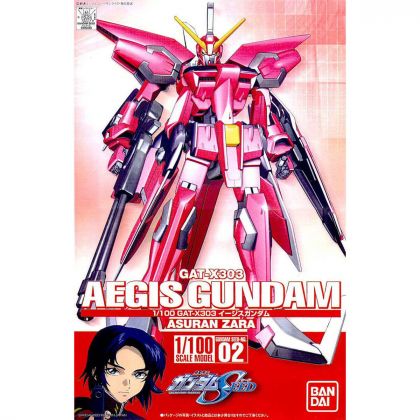 BANDAI 1/100 MOBILE SUIT GUNDAM SEED - AEGIS GUNDAM Model Kit Figur (Gunpla)