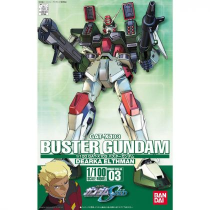 BANDAI 1/100 MOBILE SUIT GUNDAM SEED - BUSTER GUNDAM Model Kit Figur (Gunpla)