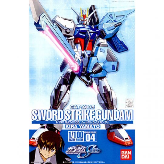 BANDAI 1/100 MOBILE SUIT GUNDAM SEED - SWORD STRIKE GUNDAM Model Kit Figure(Gunpla)